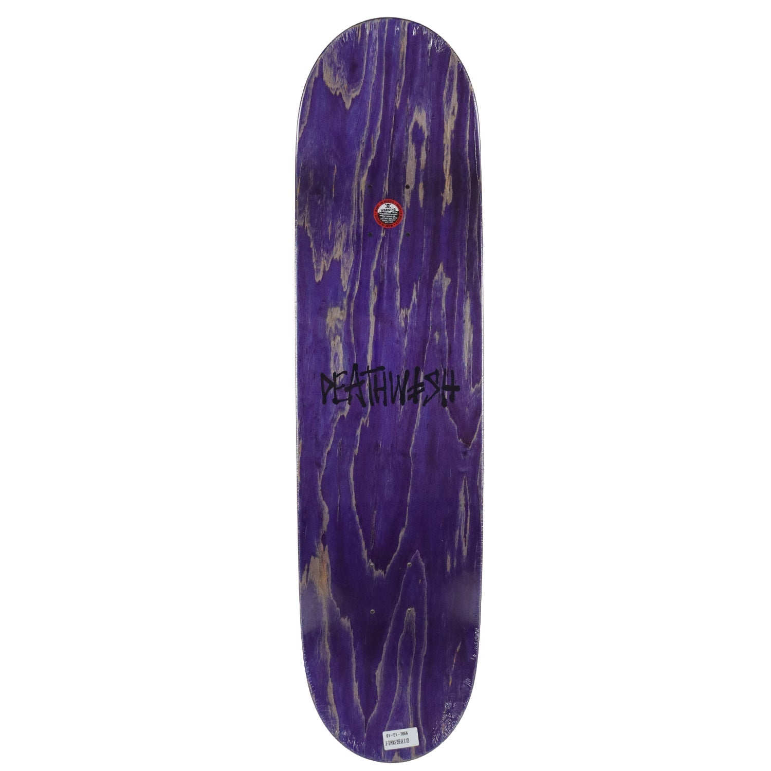 Deathwish Skateboard Deck Jamie Foy Spring Break Purple 8.125" x 31.5"