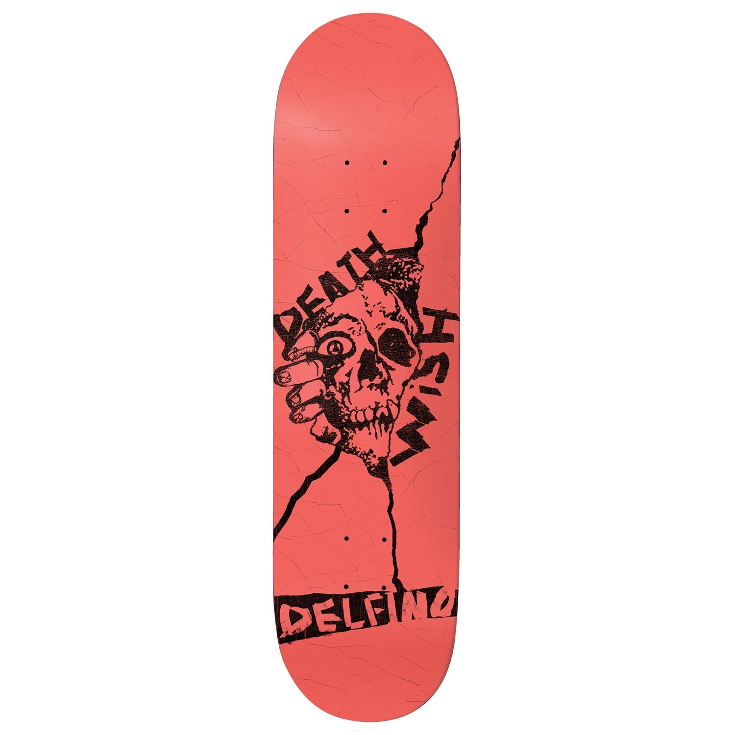 Deathwish Skateboard Deck Pedro Delfino Rot 8.5" x 31.75"