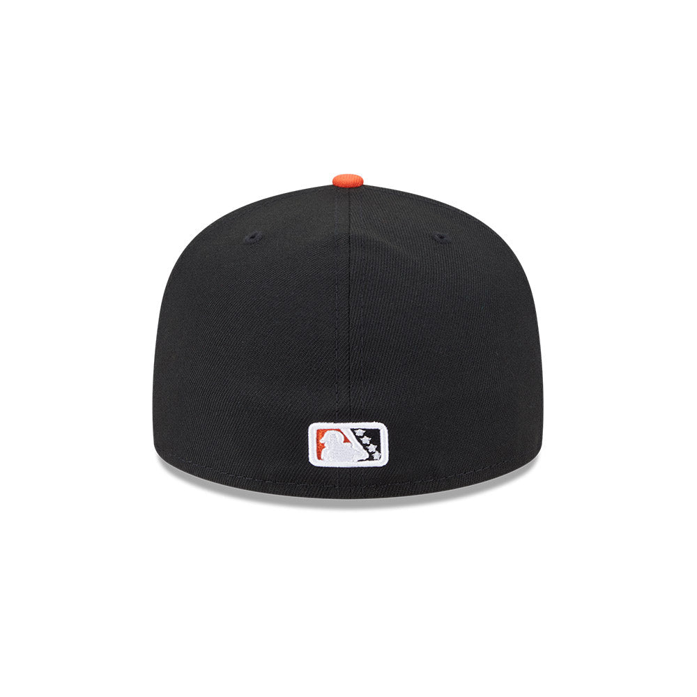 Dayton Dragons MiLB New Era Men's Black/Orange 59Fifty Alternate Authentic Collection Fitted Hat