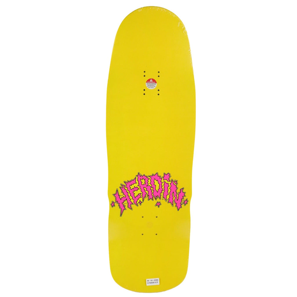 Heroin Skateboard Deck Dead Dave Trainlines 10.125" x 32.5"