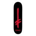 Deathwish Skateboard Deck Gang Spray Black/Red 8.0" x 31.5"