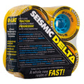 Seismic Delta 78.5x68mm 73.5a G-LOC Wheels - Yellow (Set of 4)