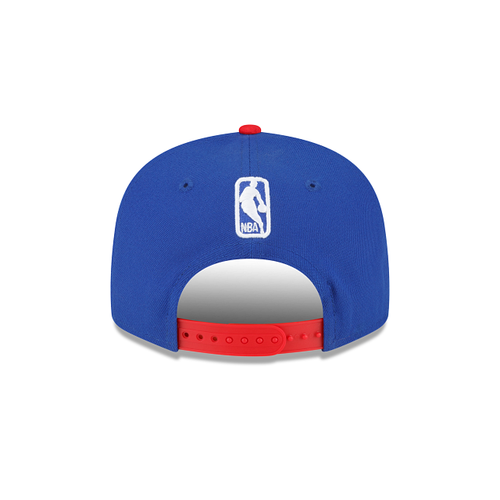 Detroit Pistons NBA New Era Men's Royal Blue/Red 9Fifty Two Tone Snapback