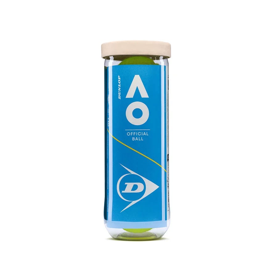 Dunlop Australian Open Tennis Ball Single Can
