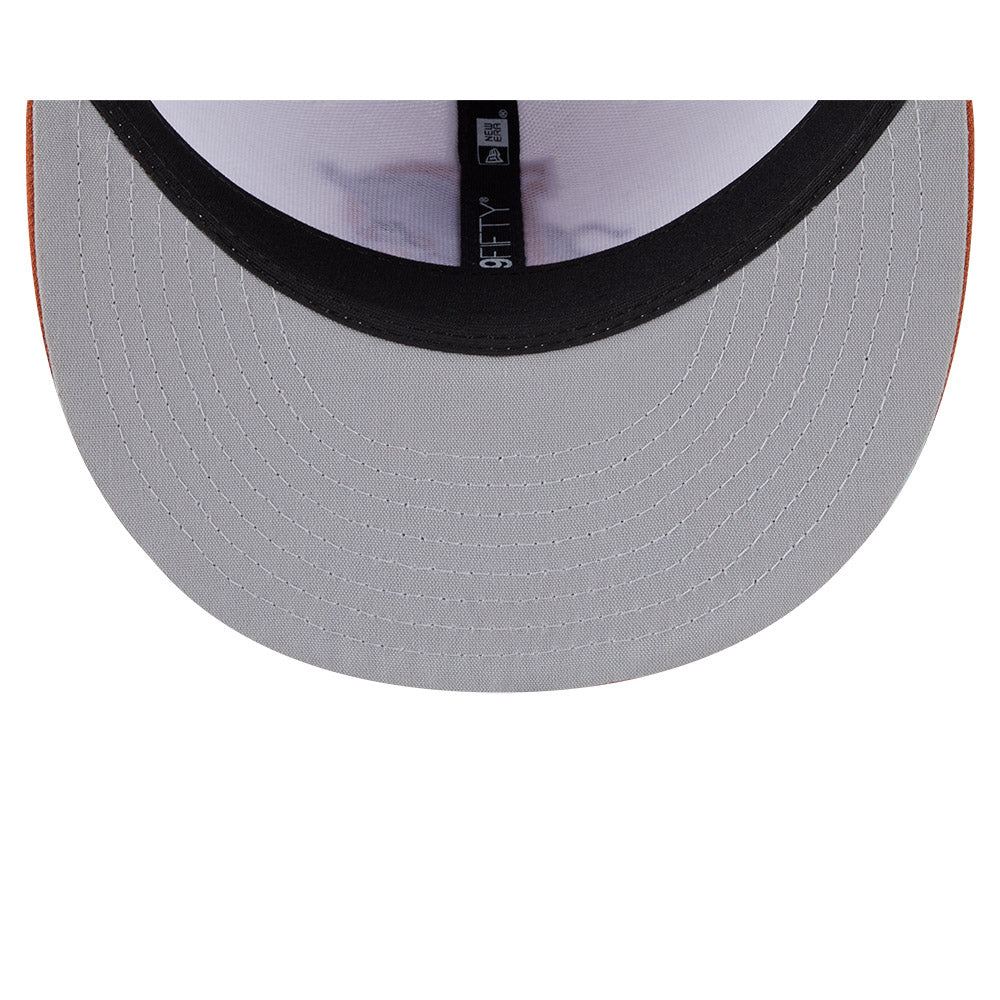 Durham Bulls MiLB New Era Men's White/Orange 59Fifty Authentic Collection Fitted Hat