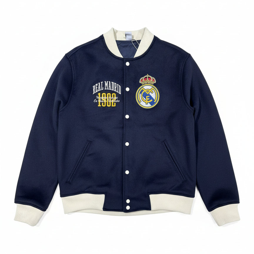 Sport Design Sweden Real Madrid Men's Varsity Wool Jacket