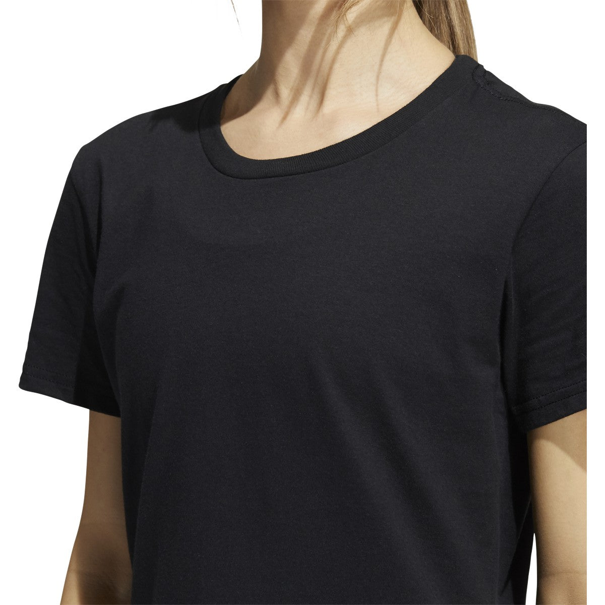 adidas Amplifier Women's Blank Tee - Black