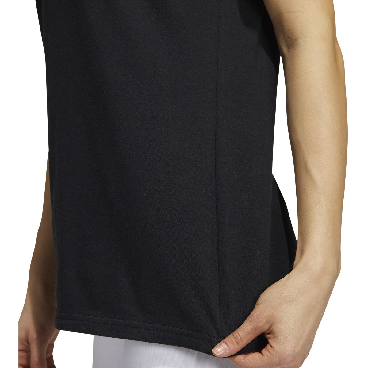 adidas Amplifier Women's Blank Tee - Black