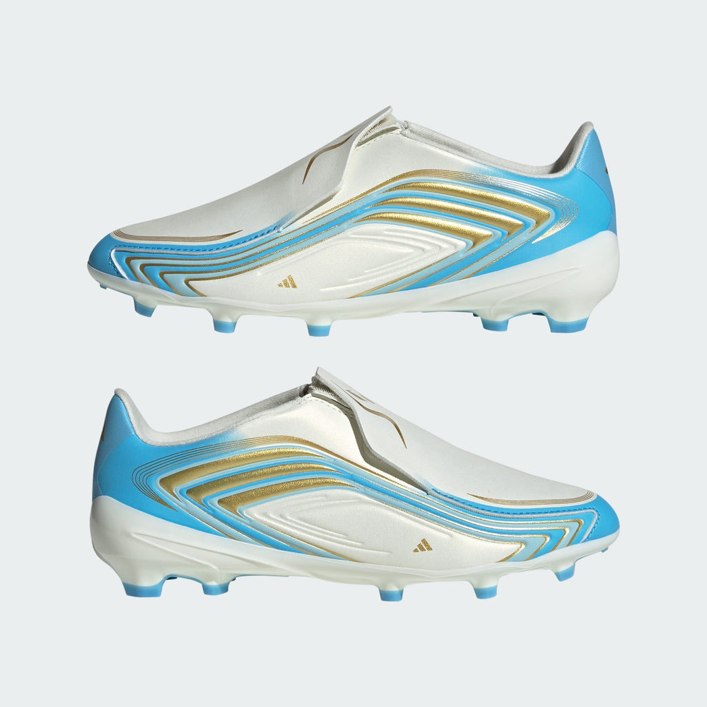 adidas F50 MESSI LEAGUE LACELESS FIRM GROUND SOCCER CLEATS KIDS