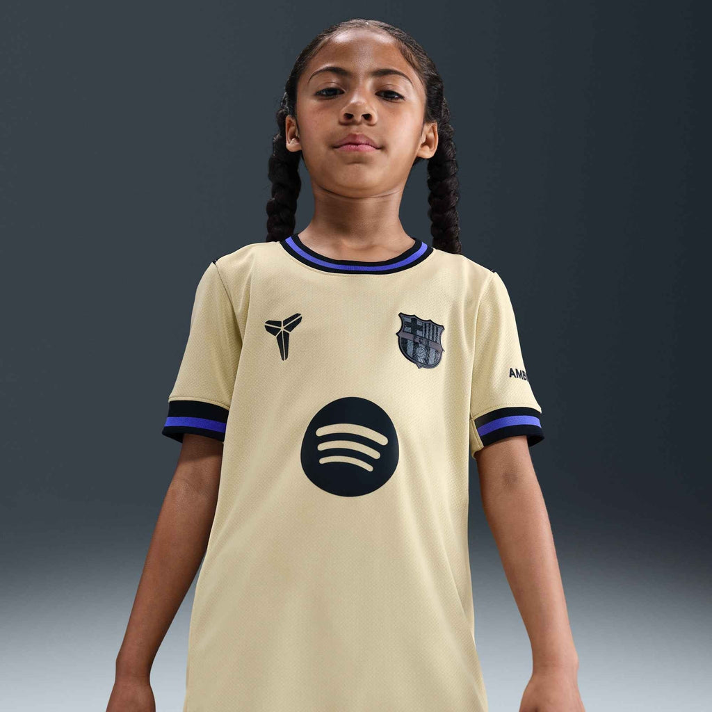 Nike FC Barcelona 2025/26 Big Kids’ Stadium Away Kobe Jersey