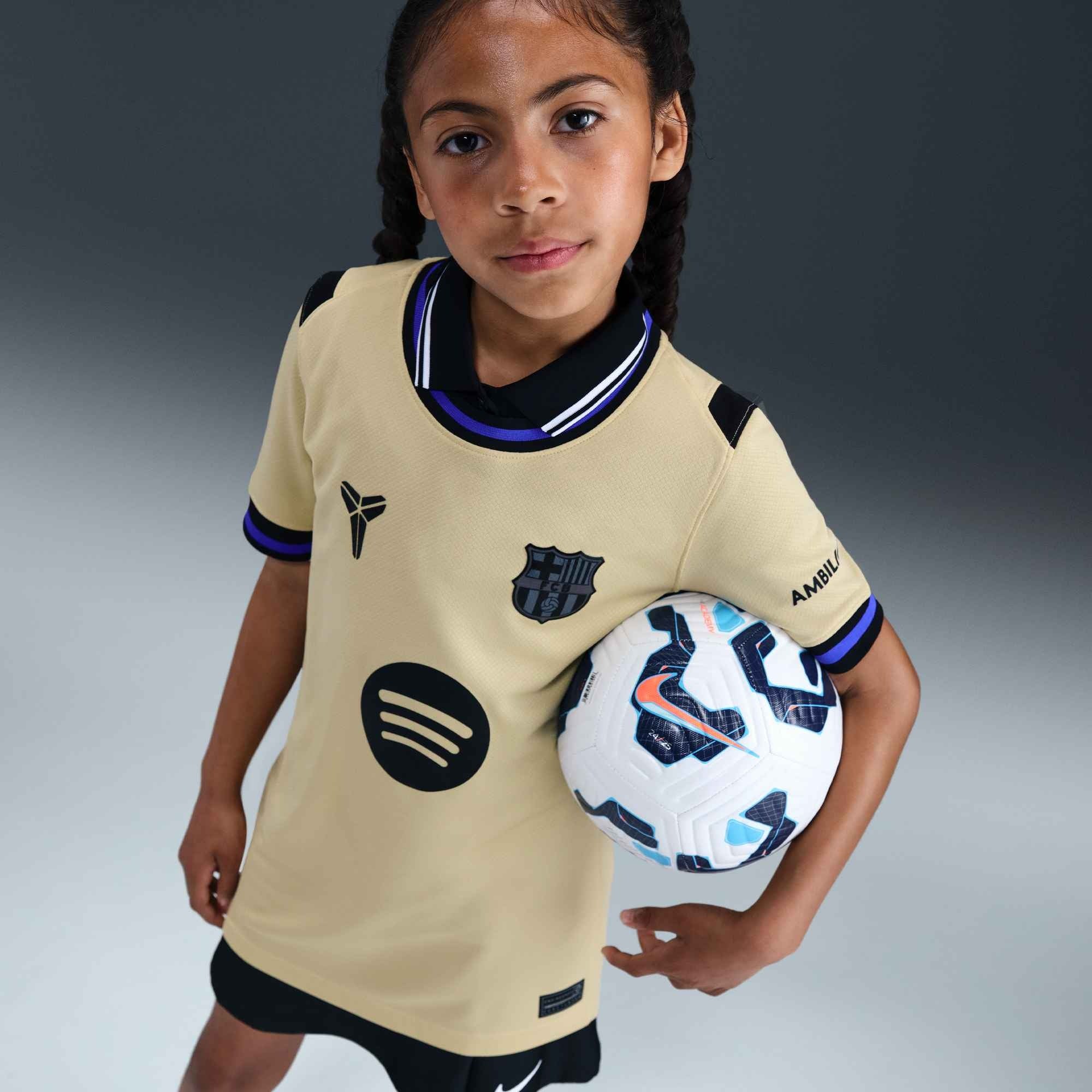 Nike FC Barcelona 2025/26 Big Kids’ Stadium Away Kobe Jersey