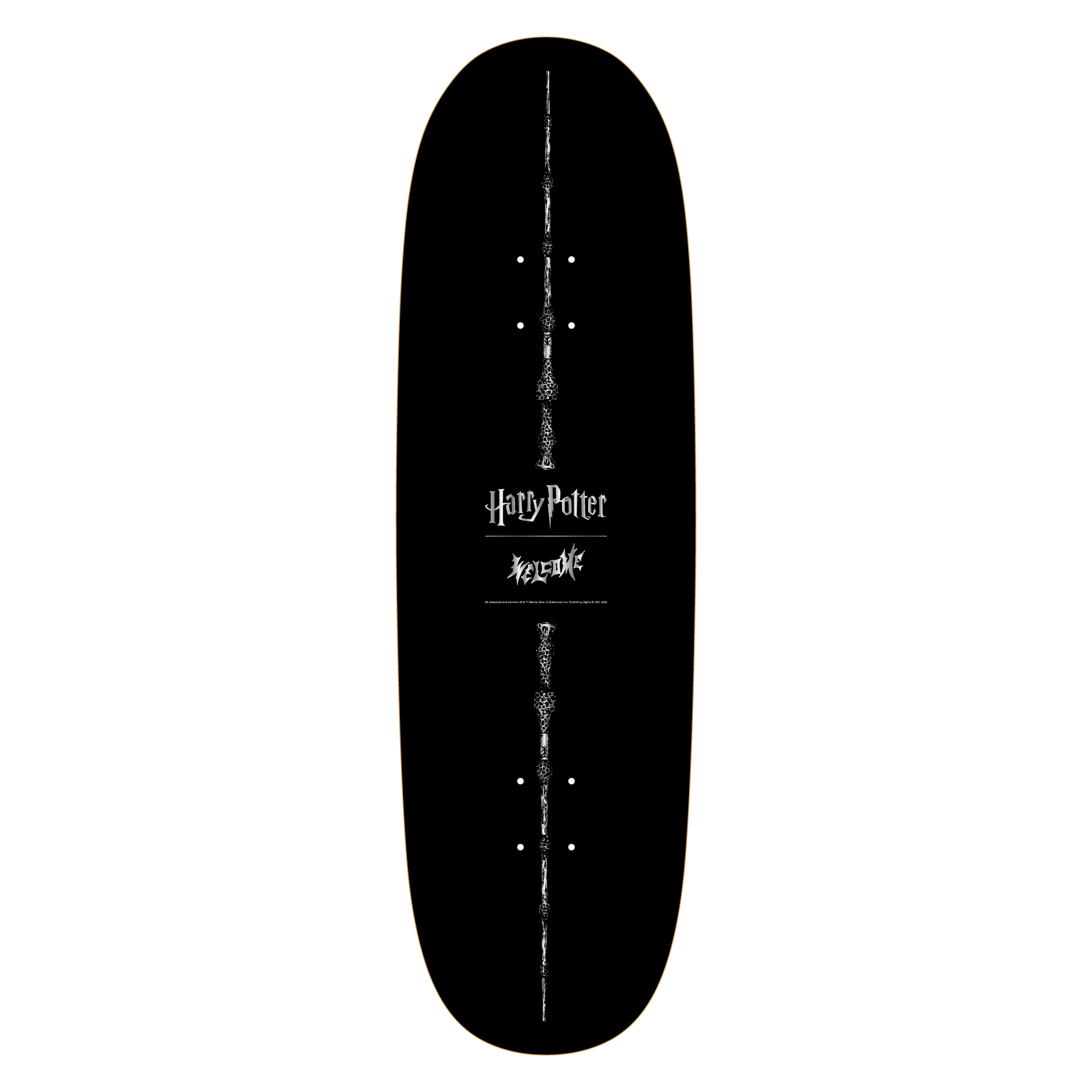 Welcome x Harry Potter Finale On Boline 2.0 Deck - 9.5″ Black Dip