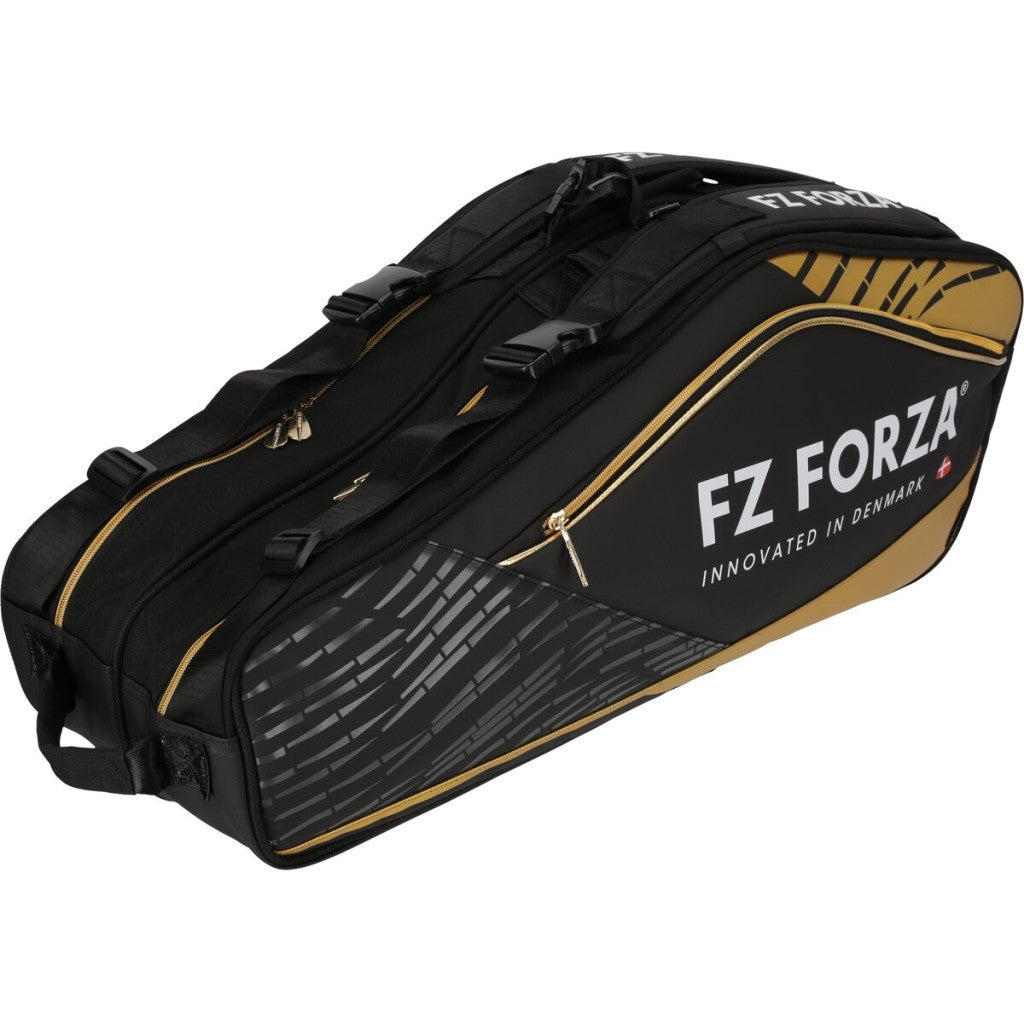 FZ Forza Tour Line 6 Pcs Racket Bag [Black/Gold]