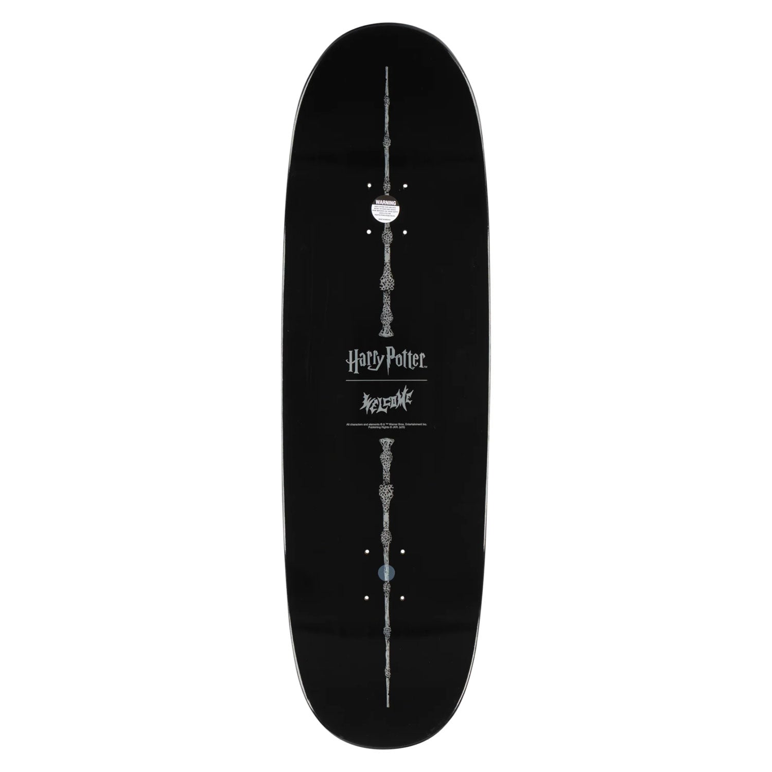 Welcome x Harry Potter Skateboard Deck Finale on Boline 2.0 Black Dip 9.5"