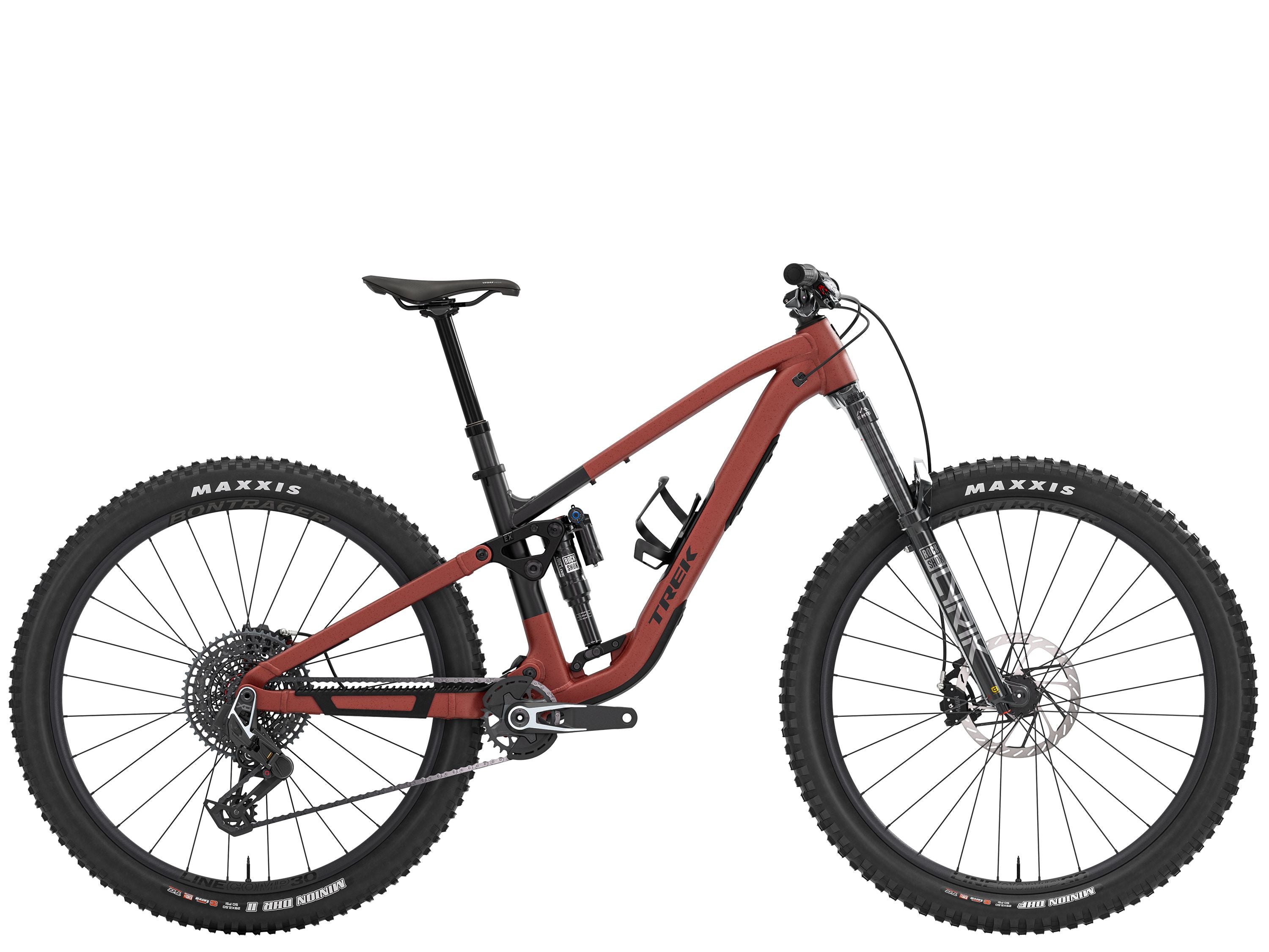 Fuel EX 9 X0 AXS L Matte Sedona Red/Pennyflake Splatter