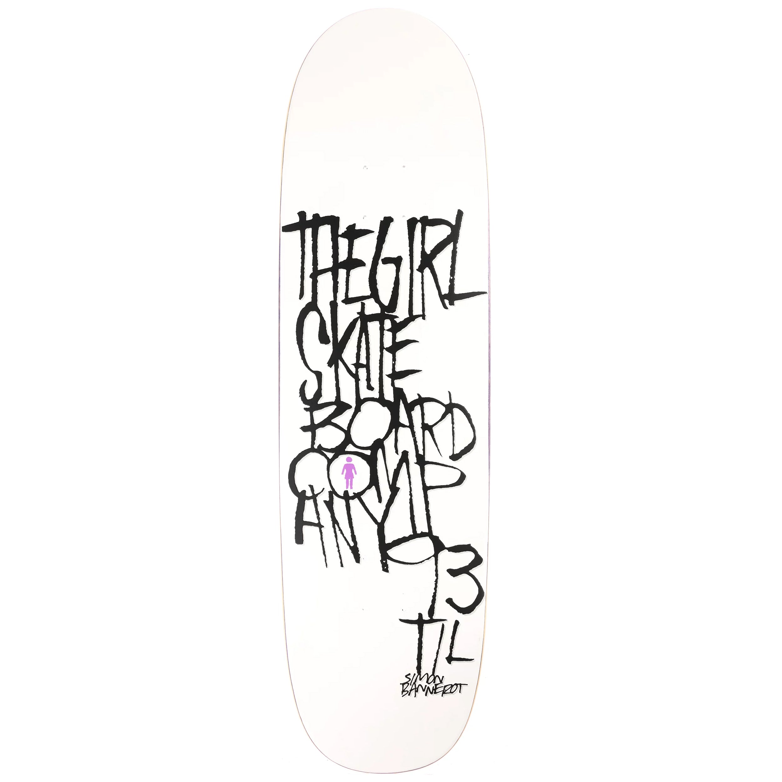 Girl Skateboard Deck Bannerot Splinter Loveseat 9.0" x 32.375"