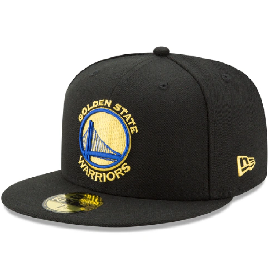 GOLDEN STATE WARRIORS NEW ERA OTC FITTED HAT-BLACK