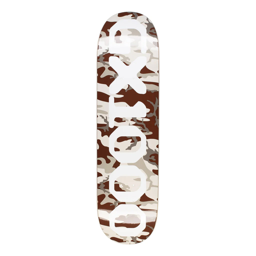GX1000 Skateboard Deck OG Logo Camo/White 8.375" x 32.25"