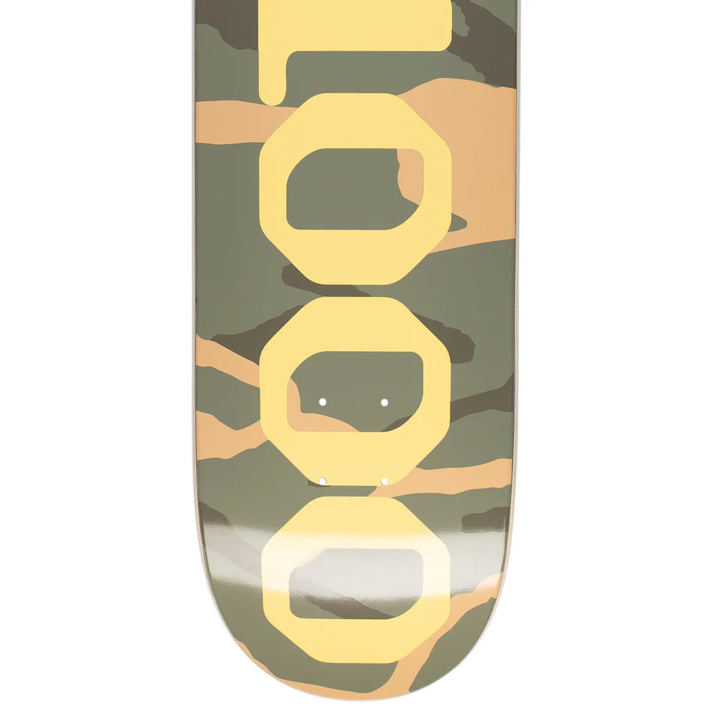 GX1000 Skateboard Deck OG Logo Camo/Yellow 8.5" x 32.125"