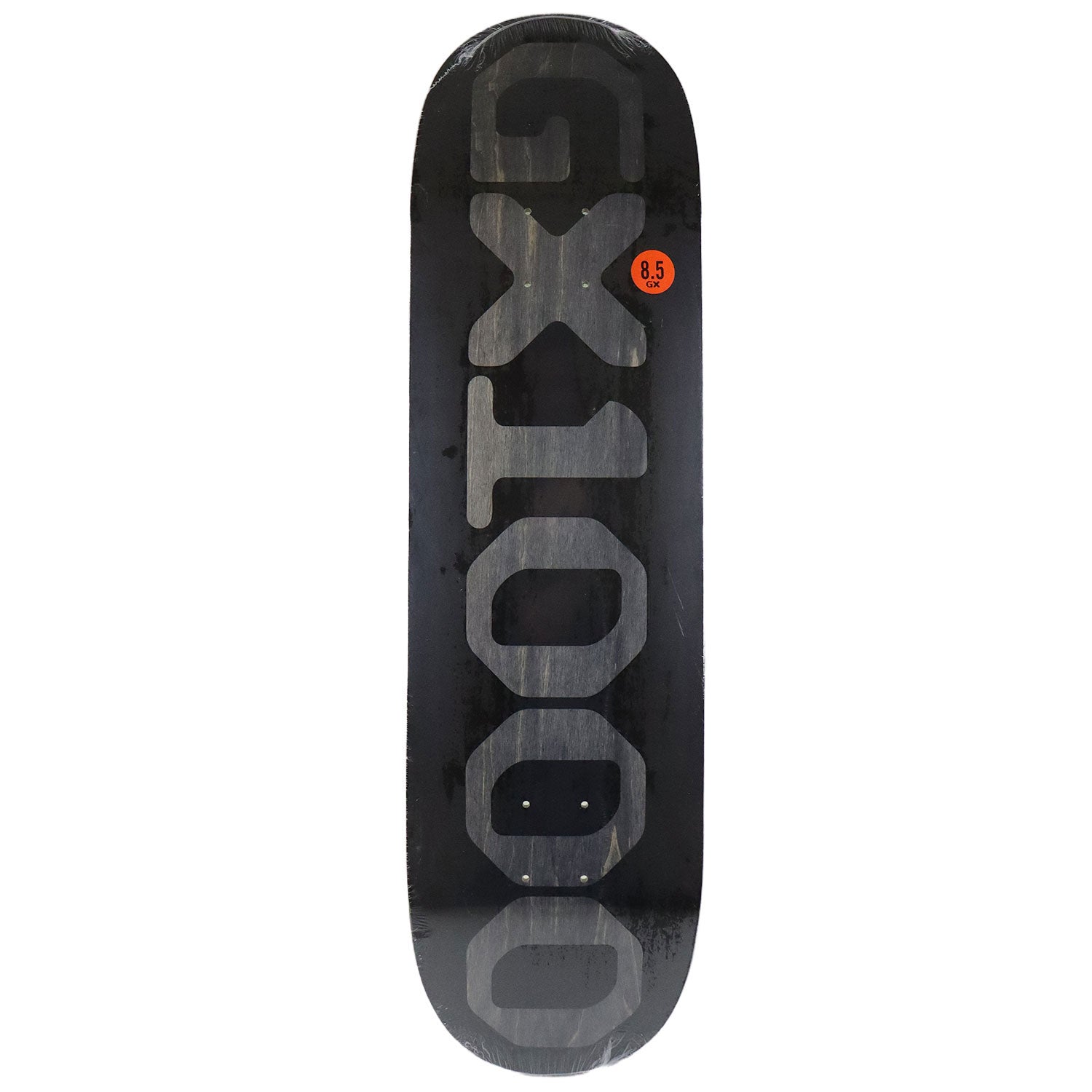 GX1000 Skateboard Deck OG Logo Black/Black 8.5" x 32.125"