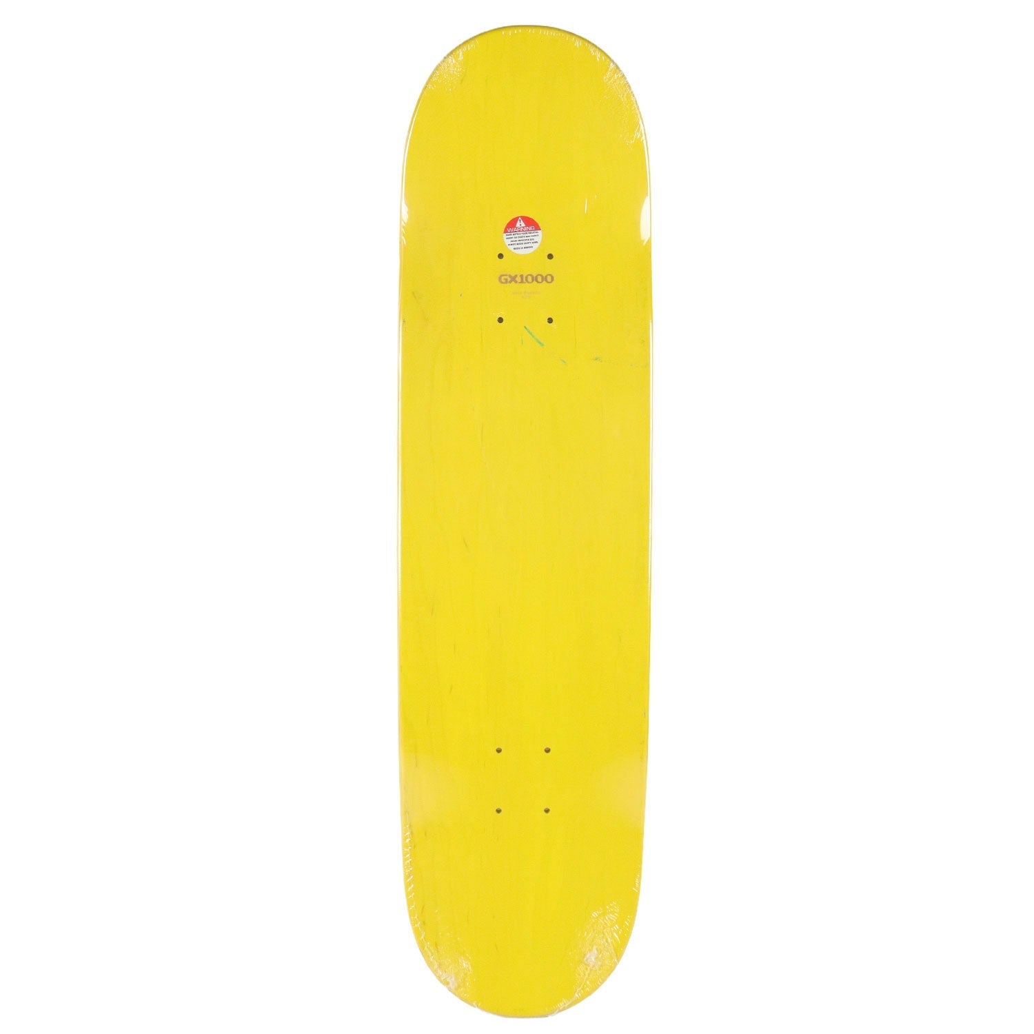 GX1000 Skateboard Deck OG Logo Yellow 8.37" x 32.25"