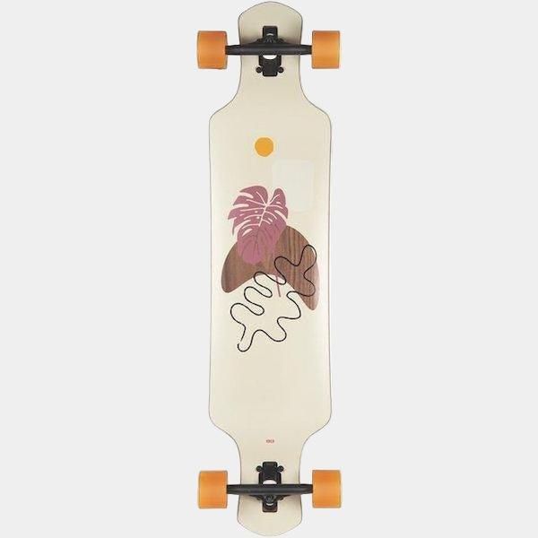 Globe Geminon 40 Rock Complete Long Board 40" Walnut - Monstera