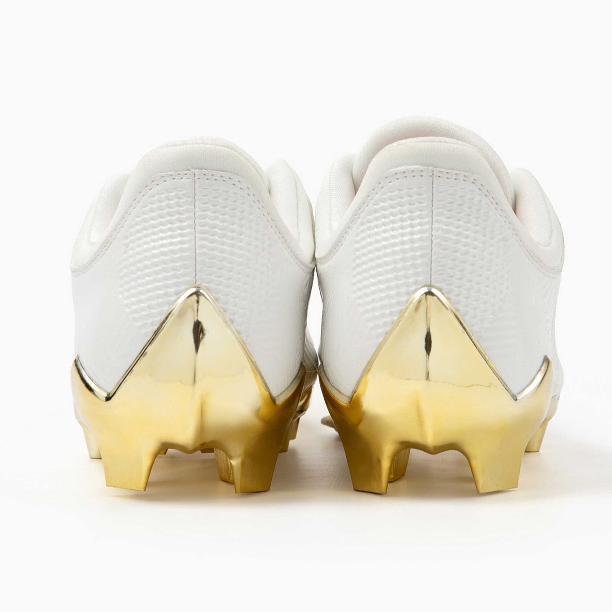 Phenom Elite Quantum Carbon Football Cleats – Gold Rush (White & Gold)