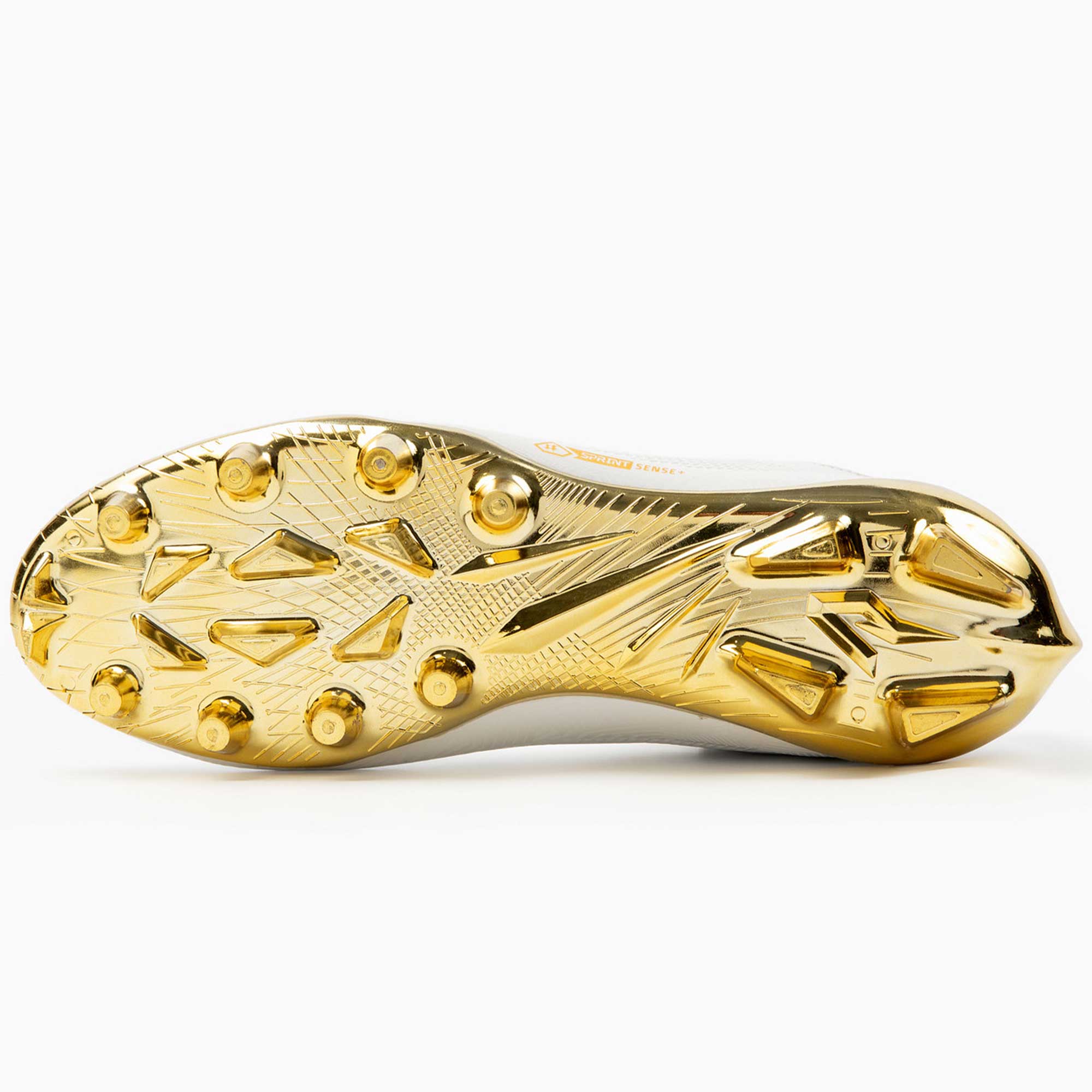 Phenom Elite Quantum Carbon Football Cleats – Gold Rush (White & Gold)