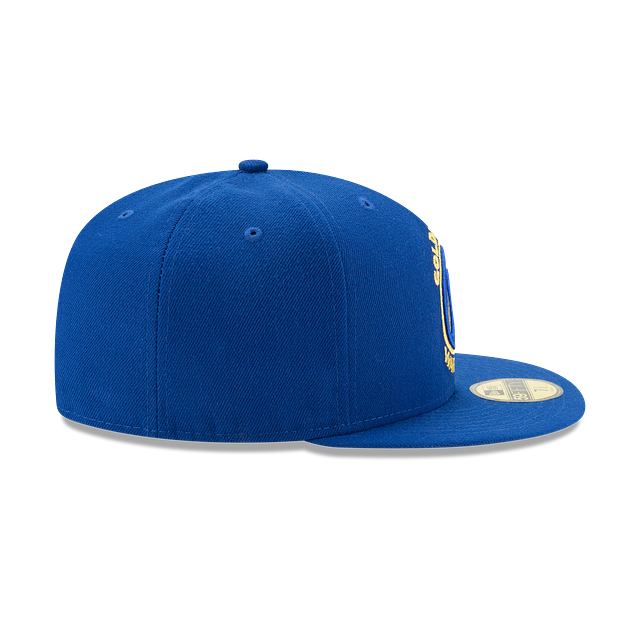Golden State Warriors NBA New Era Men's Royal Blue 59Fifty Team Basic Fitted Hat