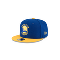 Golden State Warriors NBA New Era Youth Royal/Yellow 9Fifty Two Tone Snapback