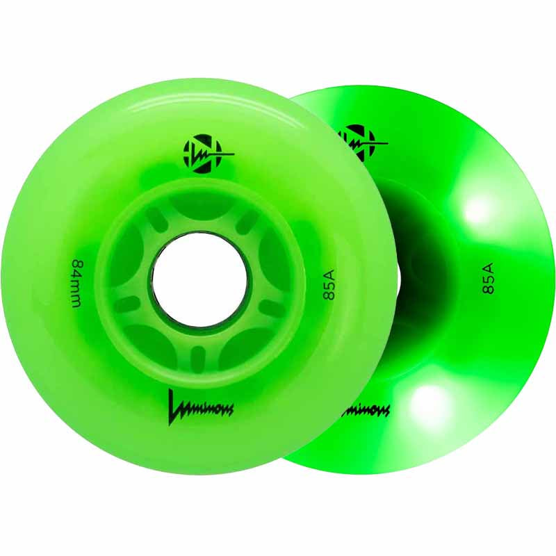 Luminous LED 84mm/85A Wheels (Pack of 4)