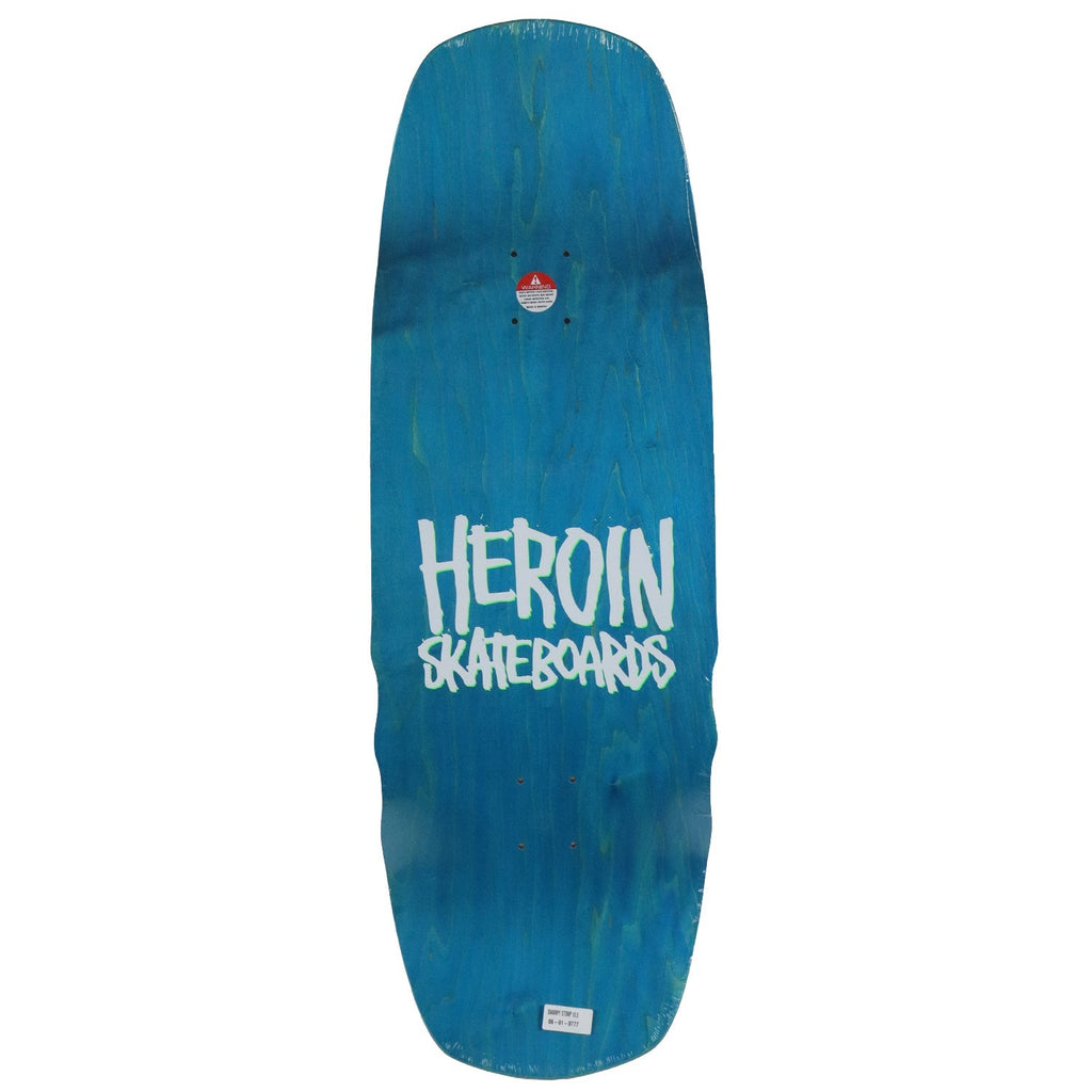 Heroin Skateboard Deck Swampy Stomp (Assorted) Assorted 10.5" x 32.625"