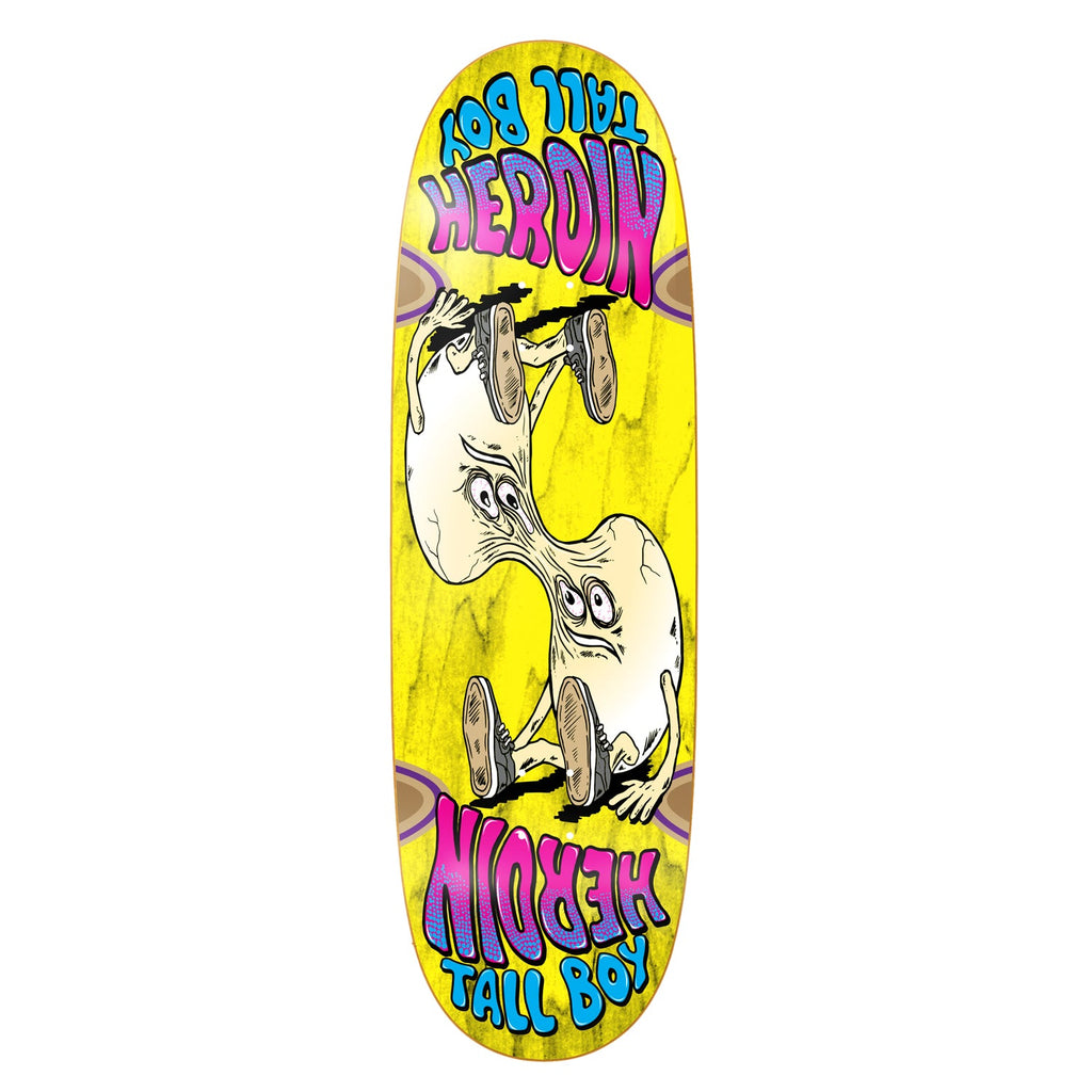 Heroin Skateboard Deck Merged Tall Boy (Assorted) 10.25" x 32.2"