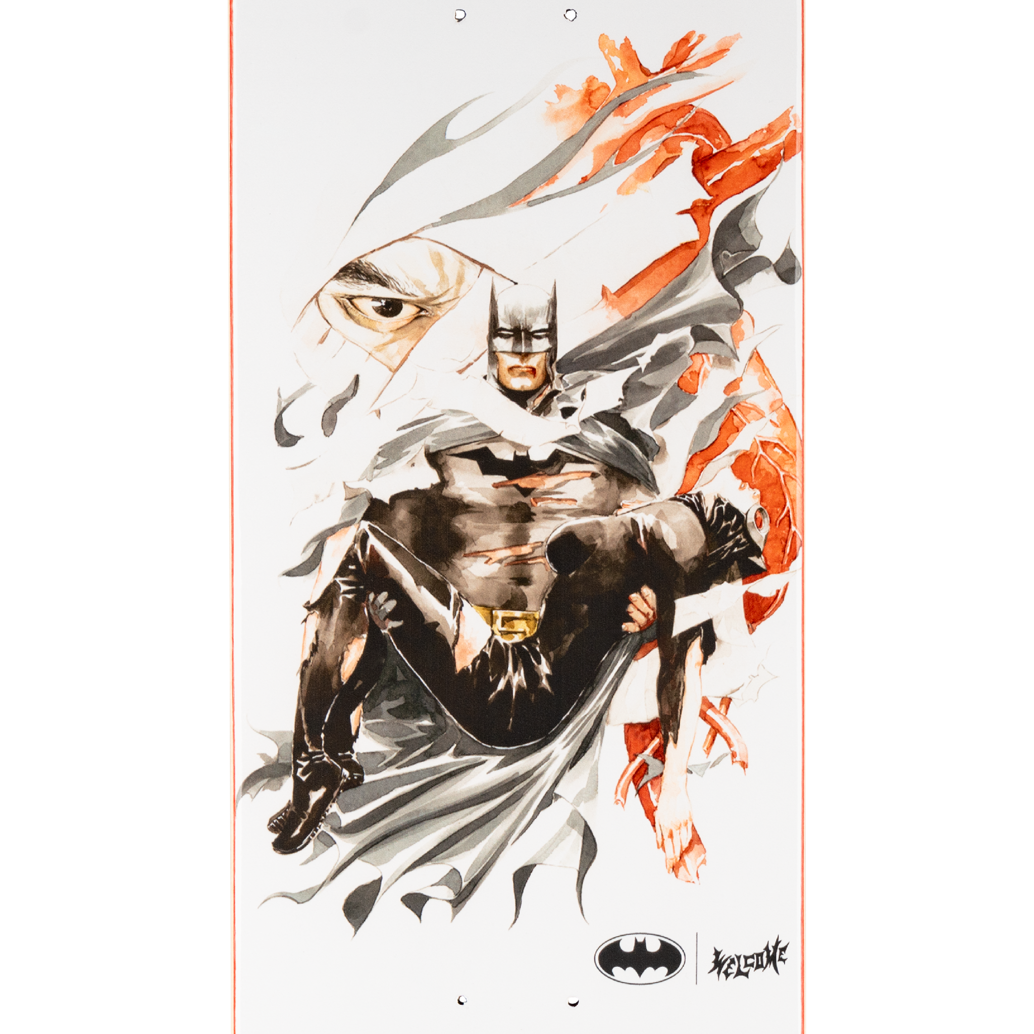 Welcome x Batman Heart of Hush on Popsicle Deck - 8.5″ Bone White