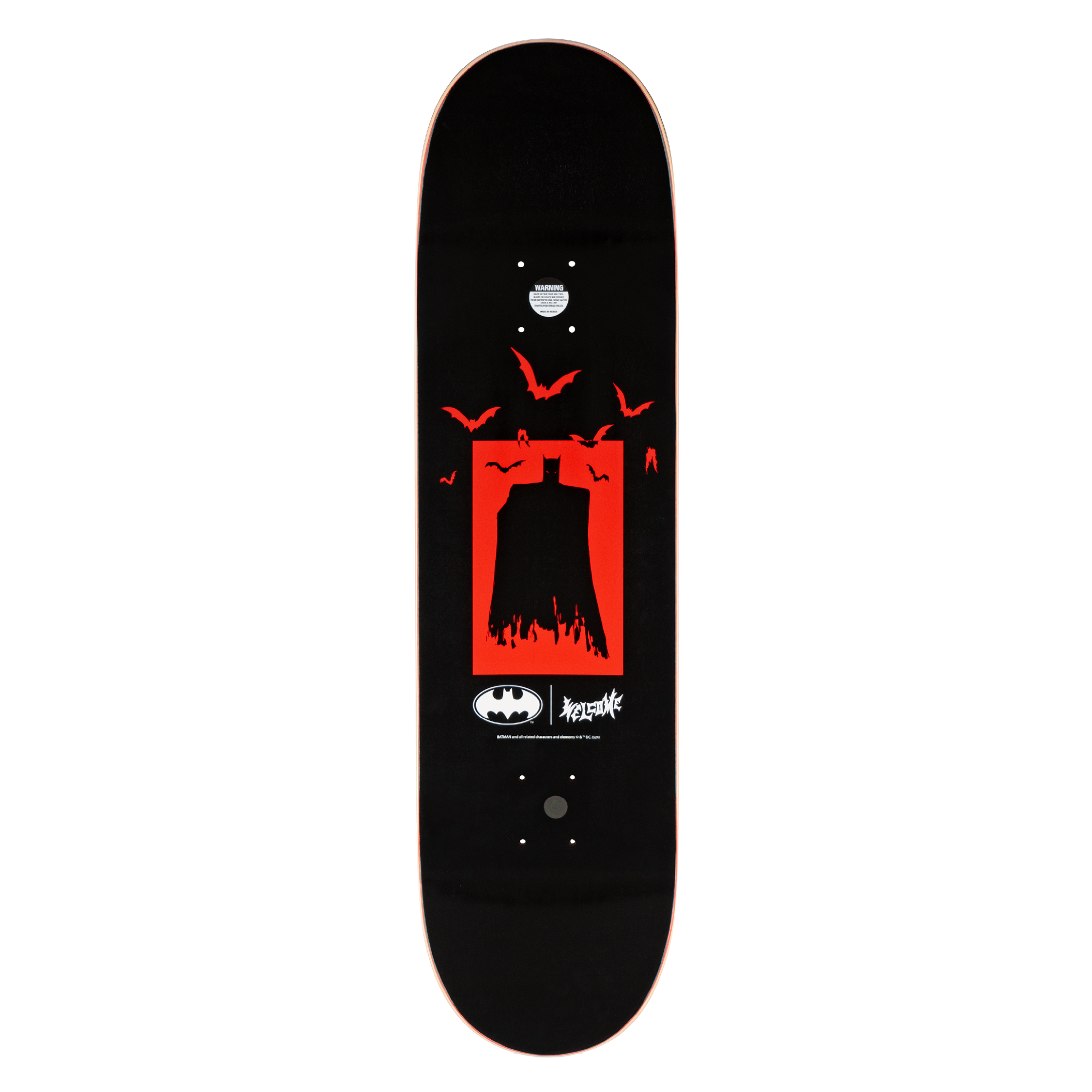 Welcome x Batman Heart of Hush on Popsicle Deck - 8.5″ Bone White