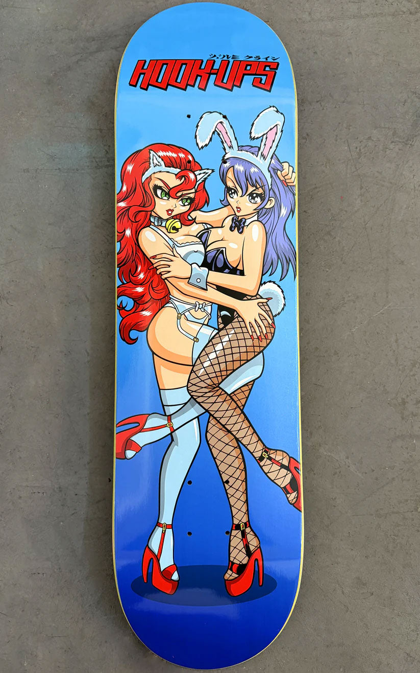 Hook Ups Skateboard Deck Catfight 8.5"