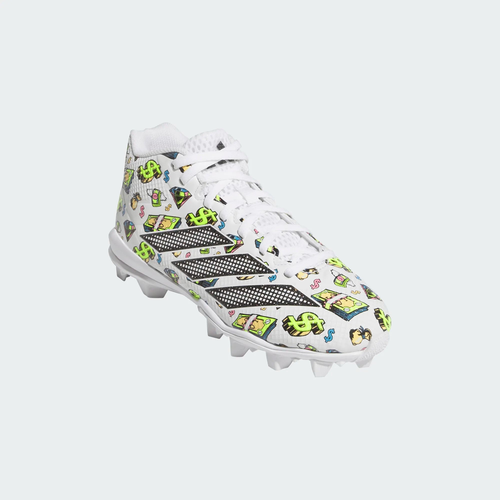 adidas Youth Adizero Impact.2 Money Molded Rubber Football Cleats