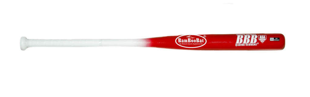 BamBooBat Bamboo Softball Bat ASA Approved Slow Pitch Bat – 34" Adult Wood Softball Bat