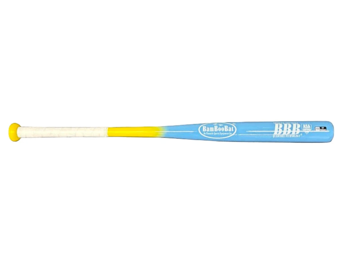 BamBooBat Bamboo Softball Bat ASA Approved Slow Pitch Bat – 34" Adult Wood Softball Bat