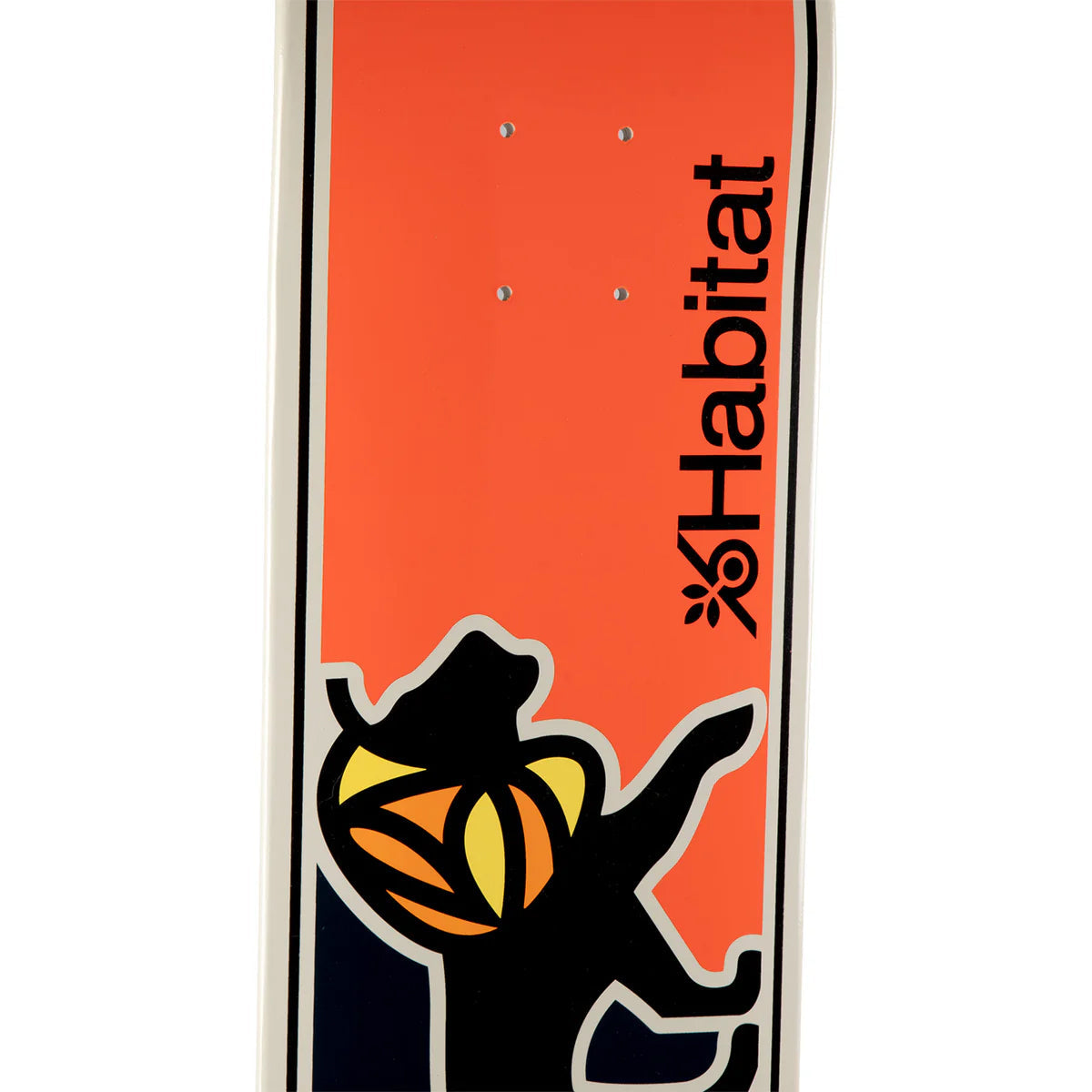 Habitat Skateboard Deck Lion Orange 8.75" x 32.375"
