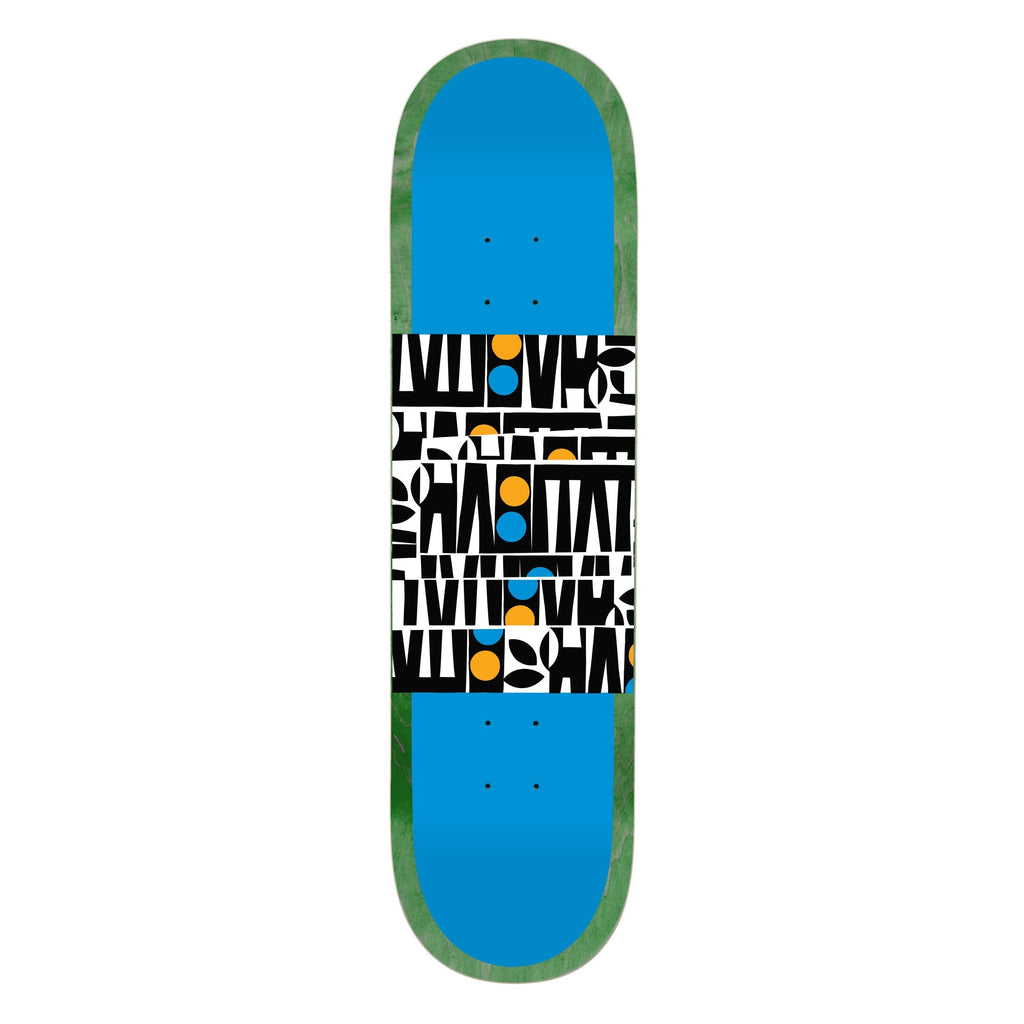 Habitat Skateboard Deck Artisan Apex Stacked Blue 8.125" x 31.75"