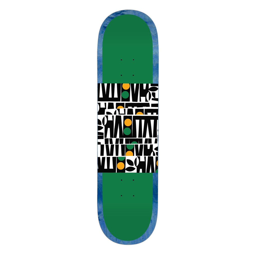 Habitat Skateboard Deck Artisan Apex Stacked Green 8.375" x 32.125"
