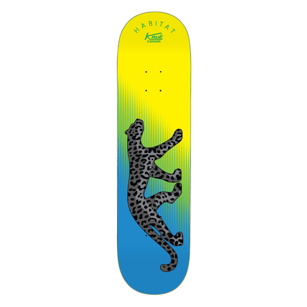 Habitat Skateboard Deck Kaue Cossa Onca Yellow/Blue 8.25" x 32.25"