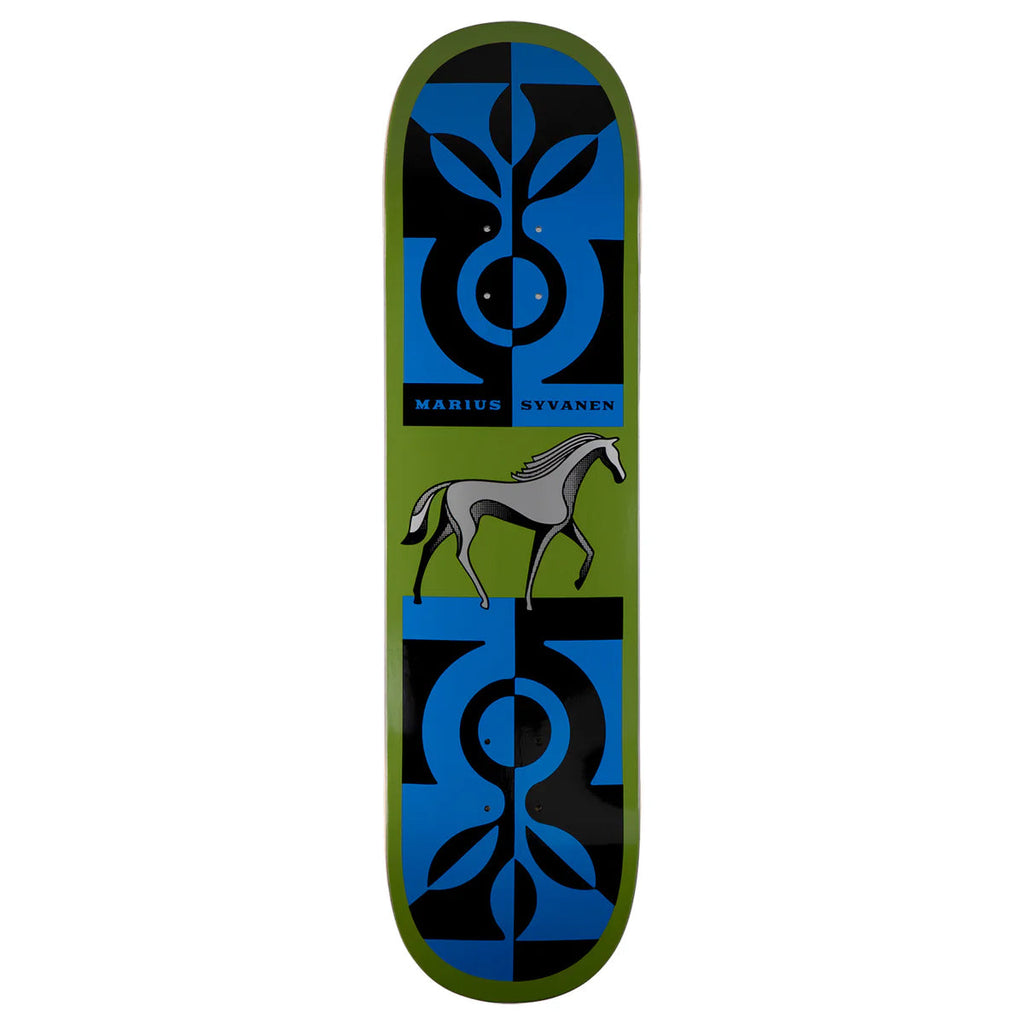 Habitat Skateboard Deck Syvanen Finnhorse Green 8.125" x 31.5"