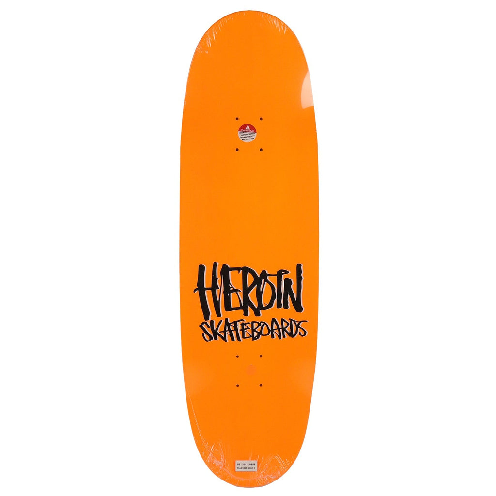 Heroin Skateboard Deck Hills Have Eggs (Assorted) 9.5" x 32.2"