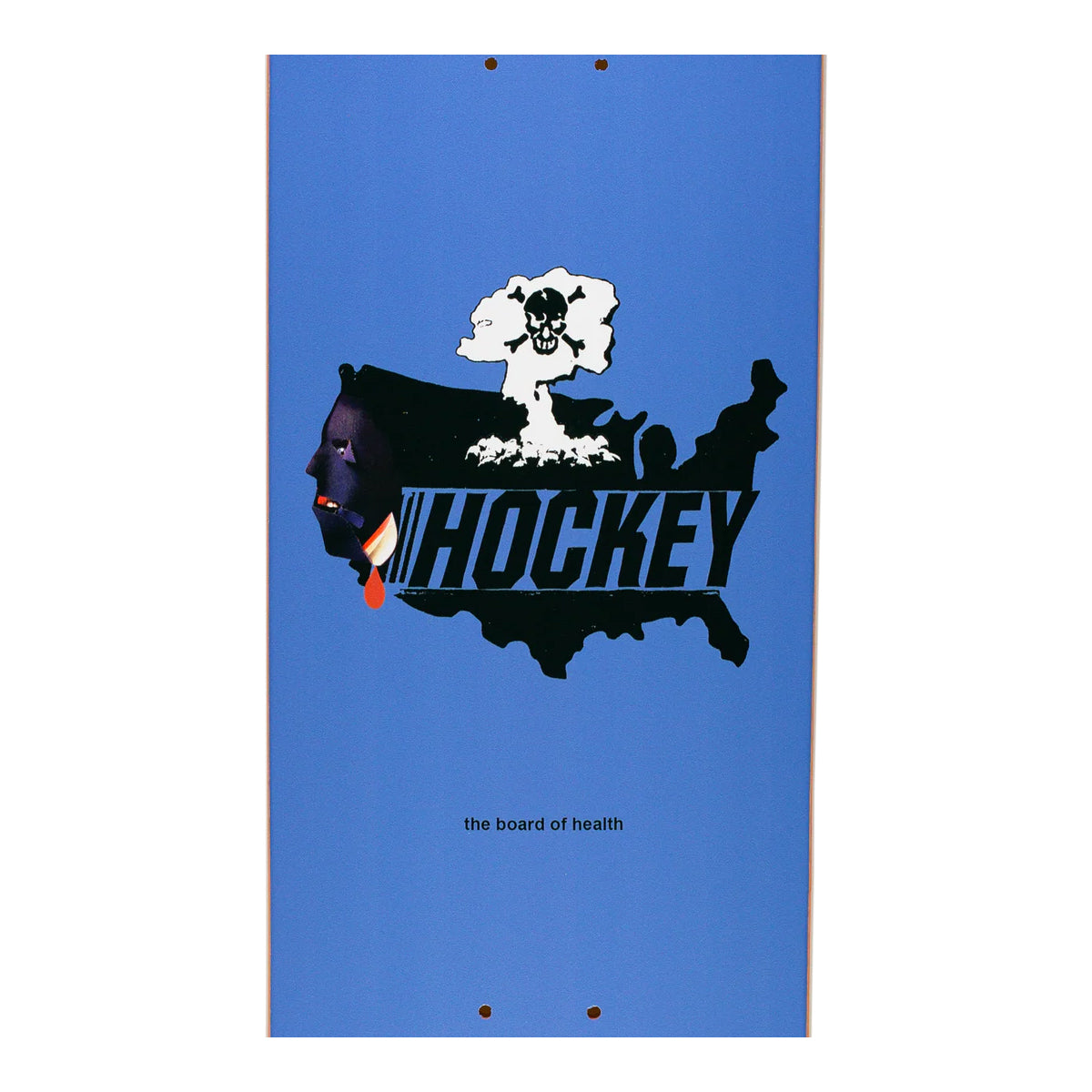 Hockey Skateboard Deck Board of Health 8.38" x 31.75"