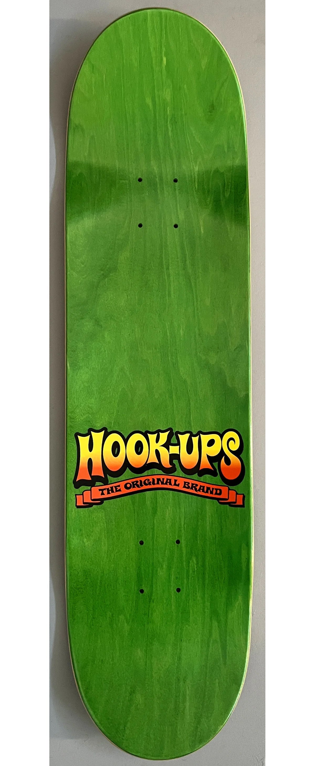 Hook Ups Skateboard Deck Cheshire Cat in Wonderland 8.5" x 32.25"