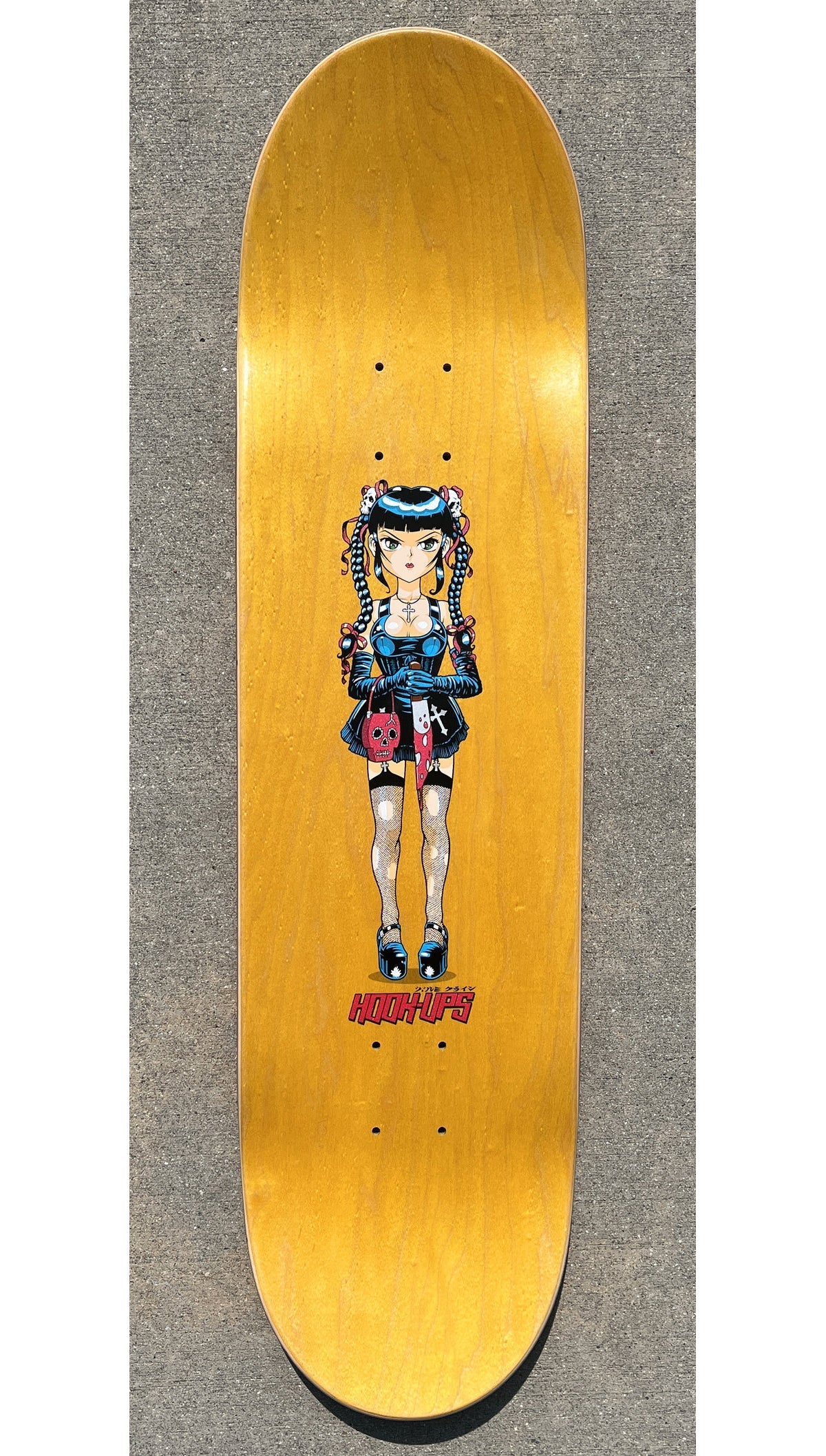 Hook Ups Skateboard Deck Devin Pearlescent  Edition 8.5" x 32.25"
