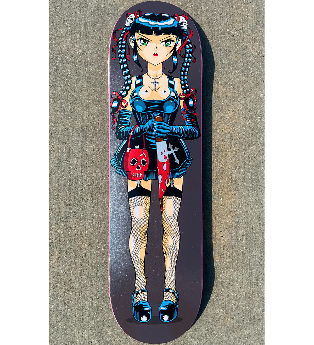 Hook Ups Skateboard Deck Devin Pearlescent  Edition 8.5" x 32.25"