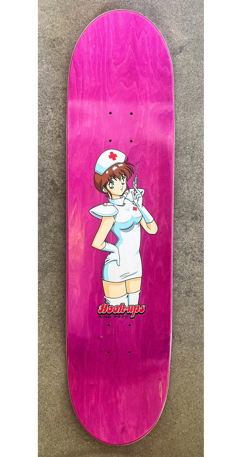 Hook Ups Skateboard Deck OG Nurse Girl Natsume (Assorted) 8.25" x 32"